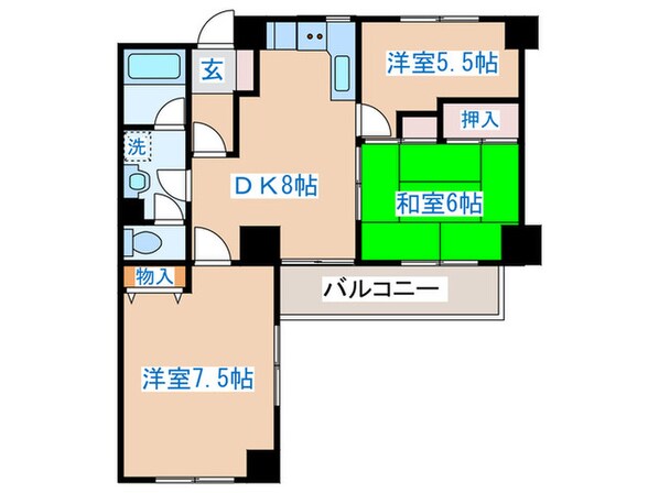 トダフレンズ４８の物件間取画像